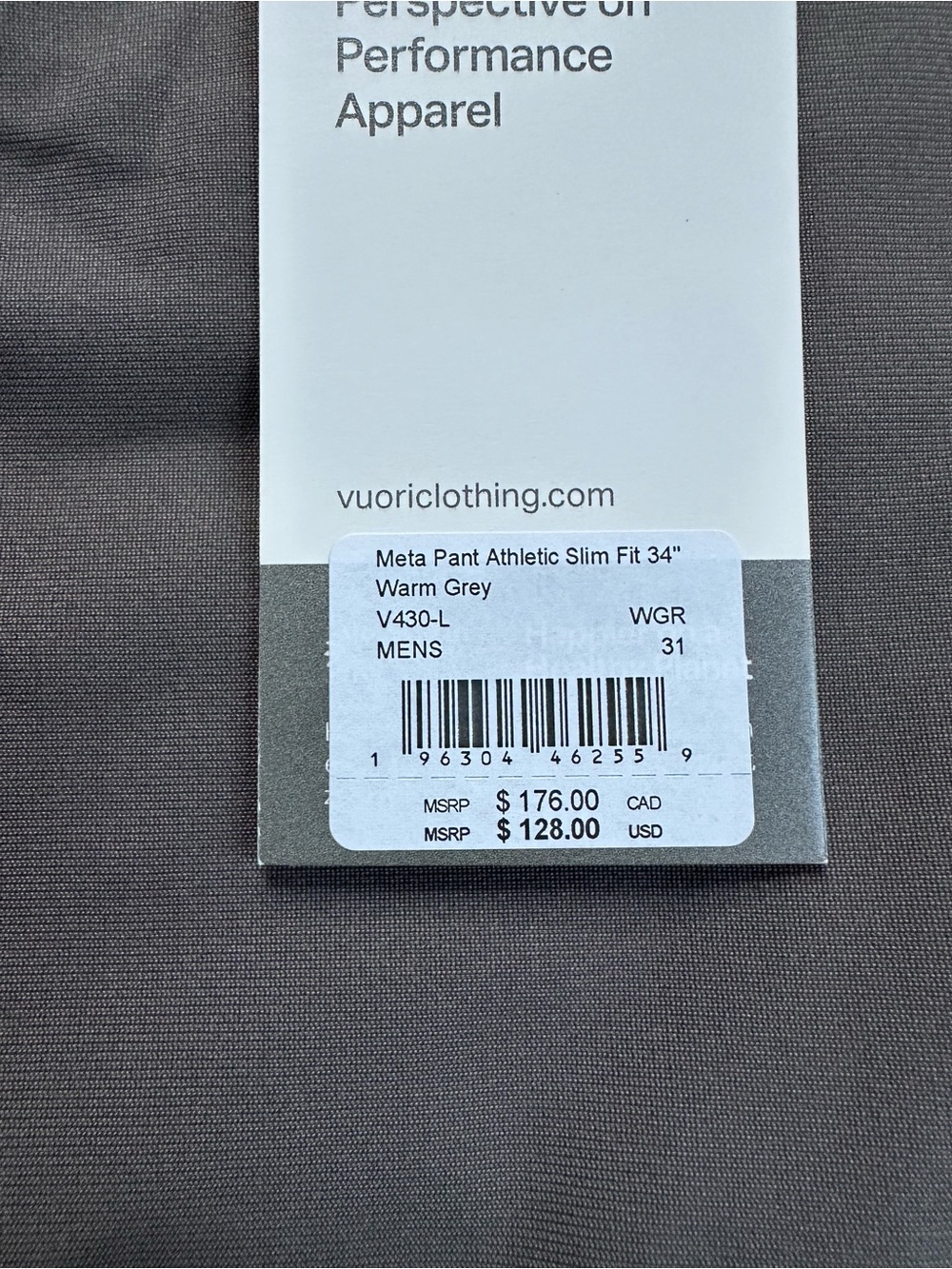 Vuori NWT Meta Pant Athletic Slim Fit Ink - Picture 5 of 11